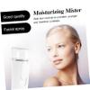 IWOWHERO 1Pc Handheld Nano Facial Mister USB Rechargeable Humidifier for White Portable Spray for Home Car and Office Use Easy to view 2