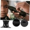 NOLITOY Safety Razor Base Holder for Men Shaving Brush Stand Stylish Bathroom Accessory Secure and Stable Design Space Saving Shaving Rack Elegant Black Finish view 3
