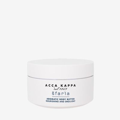 Acca Kappa fara Aromatic Body Butter 200 mL Nourishing Vitamin-E Shea and Wheat Germ for Dry Skin Men and Women