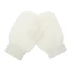 HOLIDYOYO 2Pcs Exfoliating Mittens for Bathing Ergonomic Body Scrubbing Gloves Soft Frosted Toweling Cloth for Skin Cleansing Gentle Body Wash Absorption Bathing Supply view 1