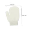 HOLIDYOYO 2Pcs Exfoliating Mittens for Bathing Ergonomic Body Scrubbing Gloves Soft Frosted Toweling Cloth for Skin Cleansing Gentle Body Wash Absorption Bathing Supply view 2