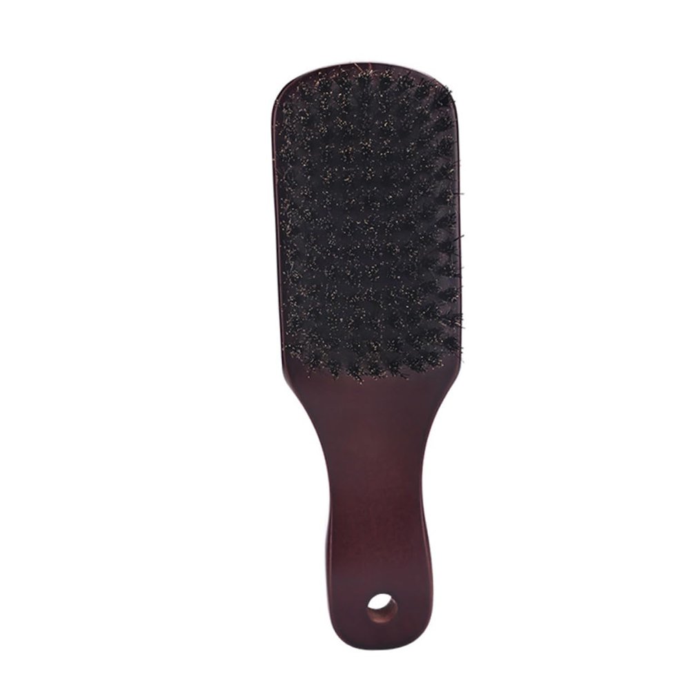 Beavorty Beard Brush for Men Soft Boar Bristle Grooming Brush Wooden Handle for Cleaning and Styling Mustaches and Beards for Daily Use