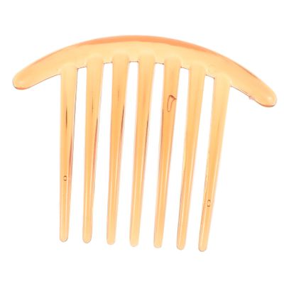 Beatifufu 2Pcs Cute French Twist Hair Comb Wide Tooth Side Combs for Women Smooth Detangling Portable Styling Accessory Compatibility Elegant Design