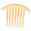 Beatifufu 2Pcs Cute French Twist Hair Comb Wide Tooth Side Combs for Women Smooth Detangling Portable Styling Accessory Compatibility Elegant Design view 1