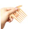 Beatifufu 2Pcs Cute French Twist Hair Comb Wide Tooth Side Combs for Women Smooth Detangling Portable Styling Accessory Compatibility Elegant Design view 3