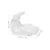 Beatifufu Suction Cup Shower Foot Rest Foldable Bathroom Pedal for Washing Water Flow Secure Design for Elderly Pregnant Women Includes Soap Holder view 2