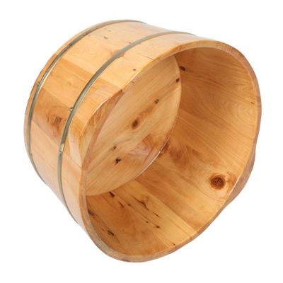 Beaupretty Wooden Foot Soaking Tub with Ergonomic Handles Durable Foot Bath Basin for Relaxing Soak Spacious Design for Comfort for Home Foot Care