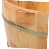 Beaupretty Wooden Foot Soaking Tub with Ergonomic Handles Durable Foot Bath Basin for Relaxing Soak Spacious Design for Comfort for Home Foot Care view 3