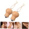 Beaupretty 2Pcs Face Massage Rollers Simulated Bulb Design for Relaxation Skincare Facial Massaging Tool for Home Use Enhances Absorption User Experience view 3