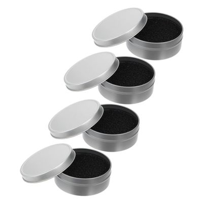 CALLARON 4Sets Creative Makeup Brush Cleaner Color Cleaner Sponge for Quick Waterless Cleaning Portable and Eye Shadow Brush Cleaning Tool for Home and Travel