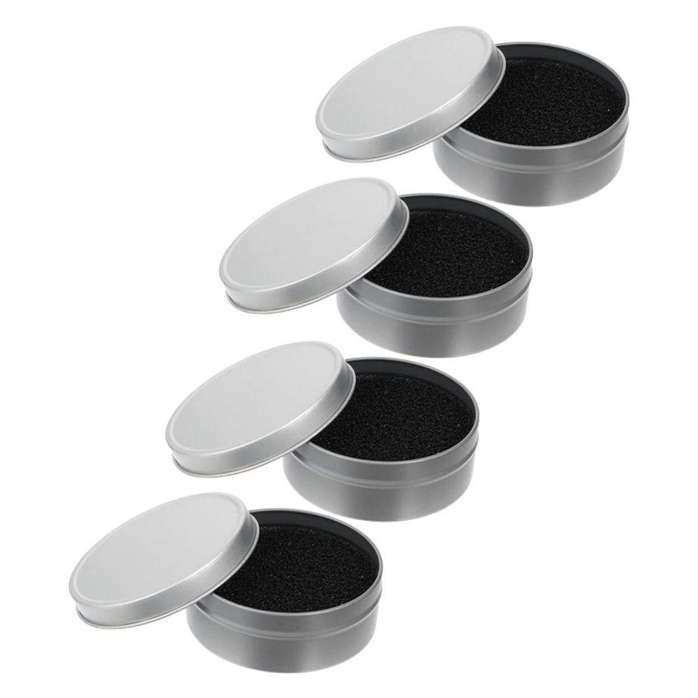 CALLARON 4Sets Creative Makeup Brush Cleaner Color Cleaner Sponge for Quick Waterless Cleaning Portable and Eye Shadow Brush Cleaning Tool for Home and Travel