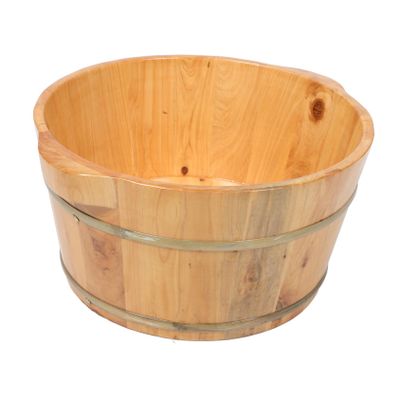 Didiseaon Wooden Foot Bath Bucket Sturdy Soaking Tub for Relaxation Foot Care Elegant Design for Home Use Versatile Foot Washing Basin Spa Experience