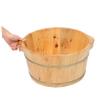 Didiseaon Wooden Foot Bath Bucket Sturdy Soaking Tub for Relaxation Foot Care Elegant Design for Home Use Versatile Foot Washing Basin Spa Experience view 3