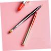 WOFASHPURET Retractable Dual-Ended Lip Brush Portable Metal Gradient Lipstick Applicator for Makeup Flexible Mini Lip Gloss Brush for Travel view 2