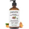 PURA D'OR 16.9 Oz ORGANIC Sweet Almond Oil (GLASS BOTTLE) 100% Pure & Natural USDA Certified Cold Pressed Carrier Oil For DIY Beauty - Non-Greasy, Unscented, Hexane Free Moisturizer - For Hair & Skin view 1