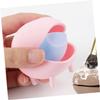 Beavorty 2Pcs Portable Makeup Puff Box Breathable Cosmetic Sponge Holder for Travel Cute Makeup Blender Storage for Girlfriends Moms and Friends view 2