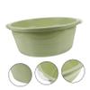 ELAYARD 2pcs Washbasin Plastic Basin Home Bathroom Wash Basin Hand Washing Basin Size Paid Basin Foot Bath Basins Basin Sink Adults Wash Basin Foot Basin Washbasin Foot Basin Bucket Green view 3
