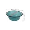 VINTORKY 2Pcs Transparent Plastic Wash Basin with Dual Handles Capacity Foot Soaking Tub for Home Use Easy to Monitor Water Level for Laundry and Pet Bathing view 2