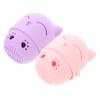 Beaupretty 2Pcs Makeup Sponge Holder Travel Storage Box Silicone Beauty Sponge Containers Cute Stylish Makeup Puff Organizer for Home Travel Design view 1