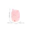 Beaupretty 2Pcs Makeup Sponge Holder Travel Storage Box Silicone Beauty Sponge Containers Cute Stylish Makeup Puff Organizer for Home Travel Design view 2