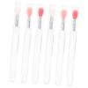 Ipetboom 6Pcs Silicone Lip Brush with Lip Applicators for Lipstick Lip Gloss Makeup Paillette Brushes for Home Professional Use Skin Friendly view 1