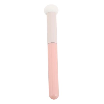 PACKOVE Mushroom Head Makeup Brush Applicator for Concealer Versatile Dry Wet Use Blush Brush for Face Nose and Eyelids Portable Beauty Tool Nude Color