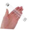 JECOMPRIS 8Pcs Clear Plastic Tweezer Holder Portable Makeup Organizer with Dual Opening Round Storage Tube for Eyelash Tools Accessories Space Saving Travel Friendly view 4
