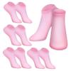 CALLARON 5Pairs Moisturizing Gel Socks for Women Silicone Foot Soaking Socks for Dry Cracked Feet Elastic Fit Soft Comfortable Foot Care for Home view 1