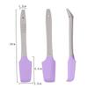 GANAZONO Silicone Beauty Wax Spatula Set 5-Piece Curved Applicator for Hand and Foot Care Reusable Non-Stick Waxing Tool for Home Salon Use view 2