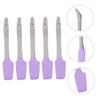 GANAZONO Silicone Beauty Wax Spatula Set 5-Piece Curved Applicator for Hand and Foot Care Reusable Non-Stick Waxing Tool for Home Salon Use view 4