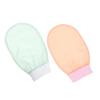 Beavorty 1Pair Exfoliating Shower Mitts Silk Bath Gloves for Gentle Skin Scrubbing Comfortable Body Exfoliator Reusable Design for All Body Parts view 1