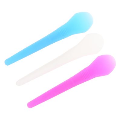 GALPADA Silicone Facial Mask Brush Set 3Pcs Soft Applicator Tool for Skincare Makeup and Facial Treatments for Home Use