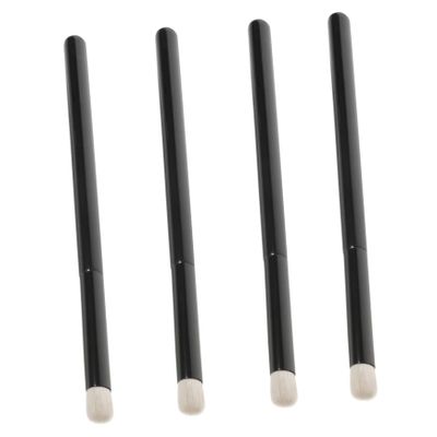 Beaupretty 4Pcs Lip Brushes Head Lipstick Applicators for Lip Gloss Concealer and Eye Shadow Portable Makeup and Beginners Skin Friendly and Durable