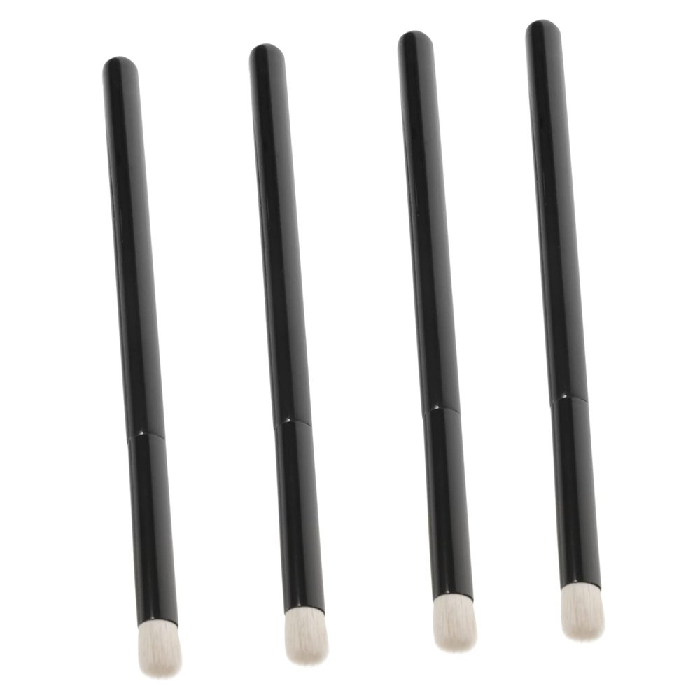 Beaupretty 4Pcs Lip Brushes Head Lipstick Applicators for Lip Gloss Concealer and Eye Shadow Portable Makeup and Beginners Skin Friendly and Durable