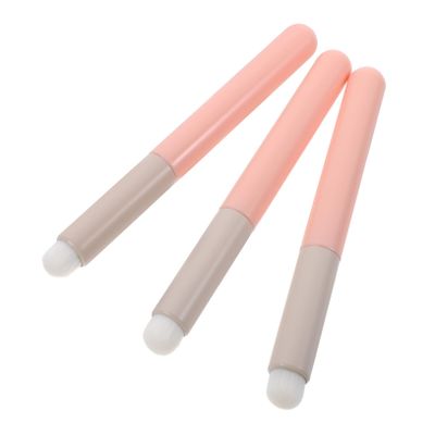 minkissy 3Pcs Lip Brush Travel Friendly Makeup Applicators for Lipstick Lip Balm and Concealer Lightweight and Durable Cosmetics Brushes for Women