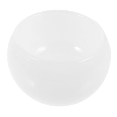 ERINGOGO Men Shaving Bowl Compact Glass Shaving Soap Bowl for Easy Foaming for Barbers Salons and Home Use Durable Natural Material