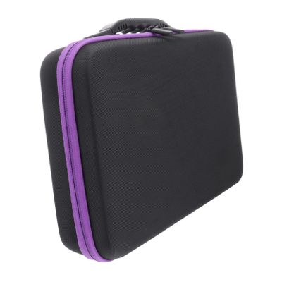 CALLARON Portable Essential Oil Carrying Holder Case Bottle Storage Organizer for Oils Zipper Design Shockproof Travel Storage Box