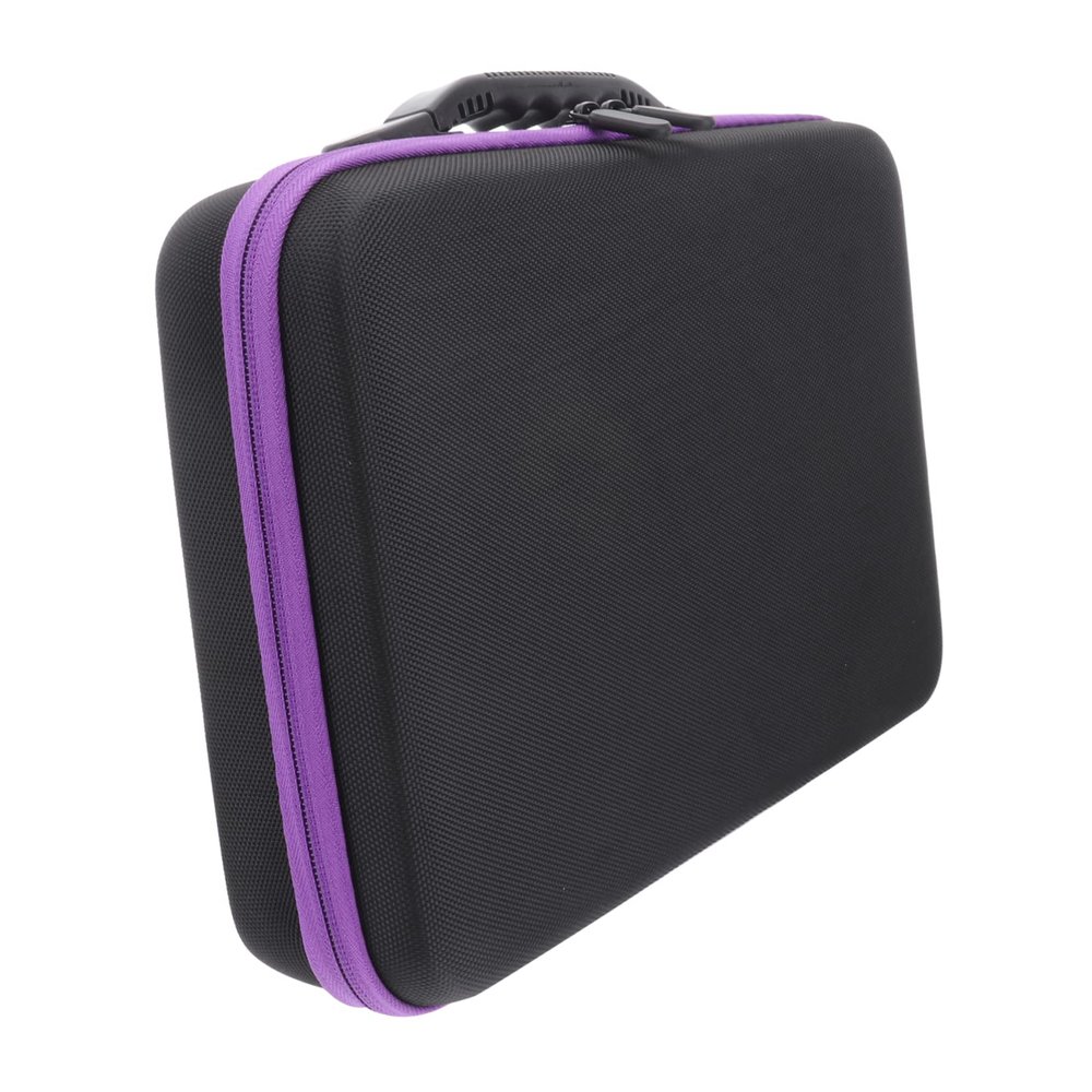 CALLARON Portable Essential Oil Carrying Holder Case Bottle Storage Organizer for Oils Zipper Design Shockproof Travel Storage Box