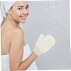 Beavorty 2Pcs Bath Mitt Exfoliating Gloves Durable Frosted Toweling Cloth for Skin Cleansing for Shower Use Spa Dormitories for Personal and view 3
