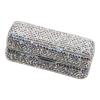 Beavorty Bling Rhinestone Lipstick Storage Holder with Built Mirror Portable Elegant Lipstick Organizer Case for Travel Shiny Makeup Box for Purse Luxurious Design with Strong view 1