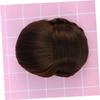 DECORNIJIA 1Pc Hair Bun Extension Synthetic Fiber Chignon Clip for Women Easy to Use Add Volume and Fullness for Stylish Updos and Neat Hairstyles view 3