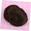 DECORNIJIA 1Pc Hair Bun Extension Synthetic Fiber Chignon Clip for Women Easy to Use Add Volume and Fullness for Stylish Updos and Neat Hairstyles view 4