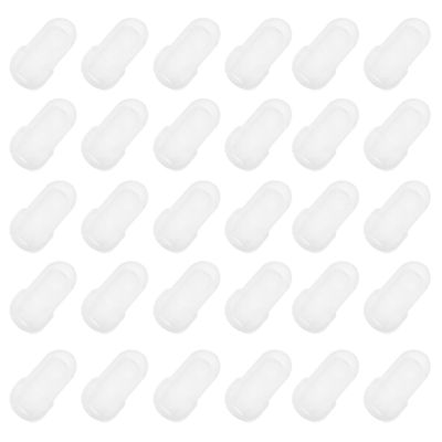 WRITWAA 100Pcs Transparent Ear and Nose Needle Sleeve Protection for Earring and Piercing Small Comfortable for Sensitive Versatile Use for Ear Accessories
