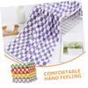 Cabilock 4Pcs Fleece Face Towels Quick Drying Multipurpose Washcloths for and Travel Soft Absorbent Towels view 4