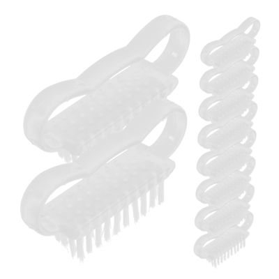 DECOMELODY 10Pcs Nail Brush Reusable Fingernail for Hand Washing Nail Care Durable Lightweight Design for Manicure Personal