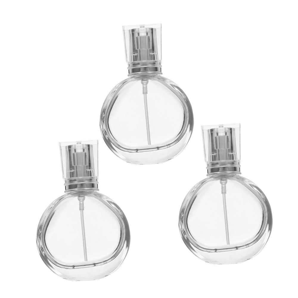 3Pcs 25ml Refillable Glass Perfume Atomizer Bottle with Fine Mist Spray
