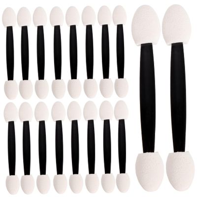 GALPADA 4Bags Double Head Eyeshadow Applicators Soft Makeup Sponge Brushes for Eye Makeup Comfortable Grip Travel Friendly Gentle Skin Versatile Use for Eyeshadow and Lip Masks