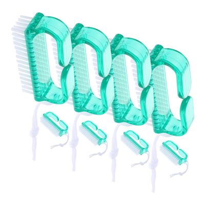CALLARON 8pcs Nail Brush Set for Cleaning Fingernails and Toenails Soft Bristles Nail Cleaning Brushes for Home Use