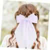 EXQUIMEUBLE 8 Pcs Oversized Bow Hair Clips for Women Long-Tail Bows Hair Accessories for Girls view 4