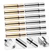 PartyKindom 12Pcs Essential Oil Roller Bottles UV Glass Roll Dispenser with Balls for Aromatherapy and Perfume Colors view 4